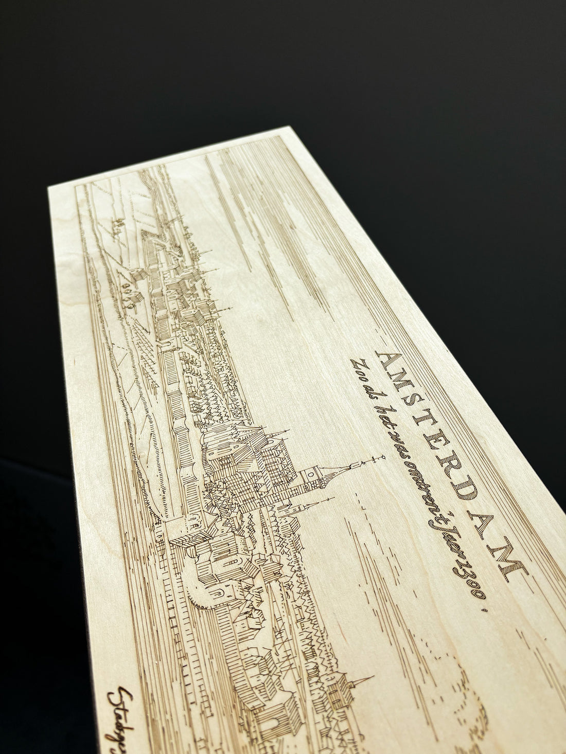 Historisch stadsgezicht Amsterdam 1300