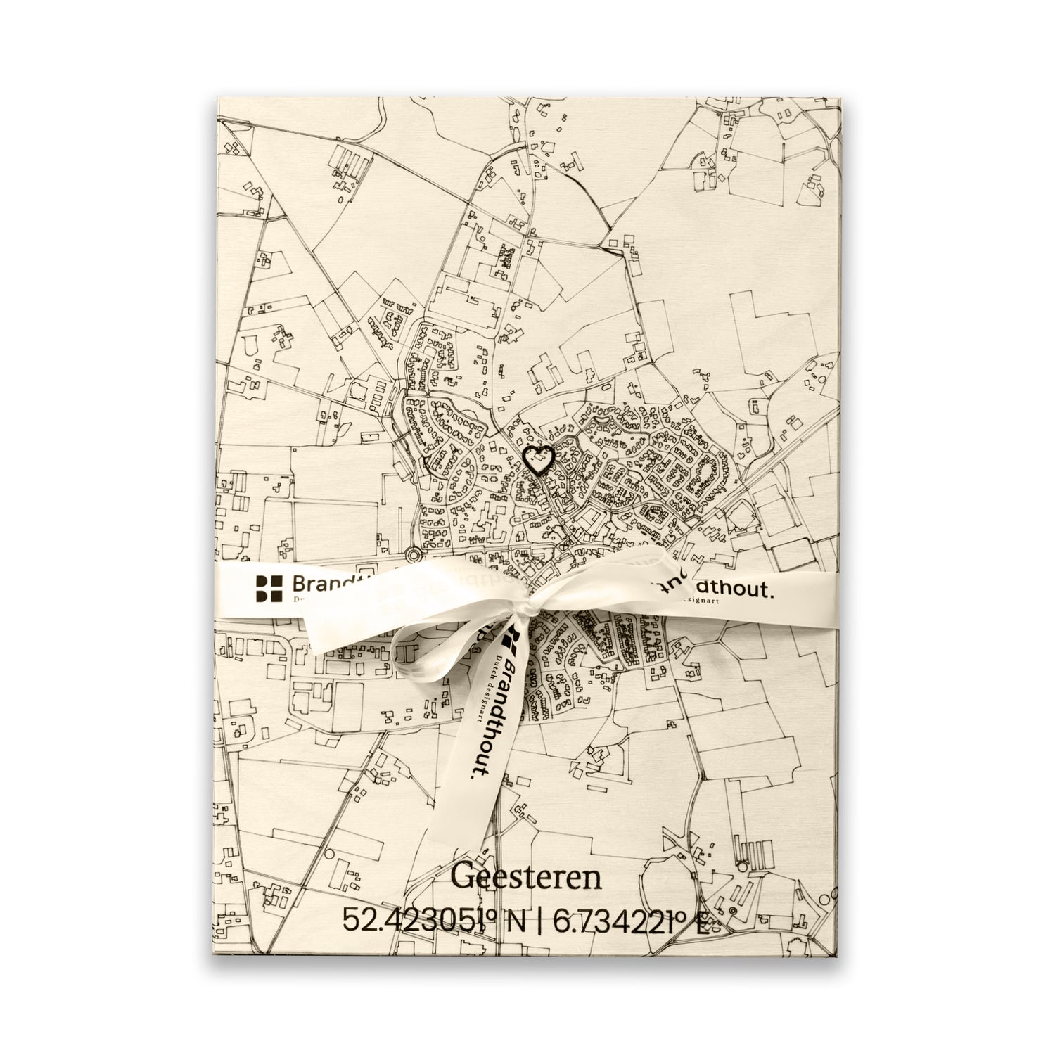 The Gift Edition - houten stadskaart