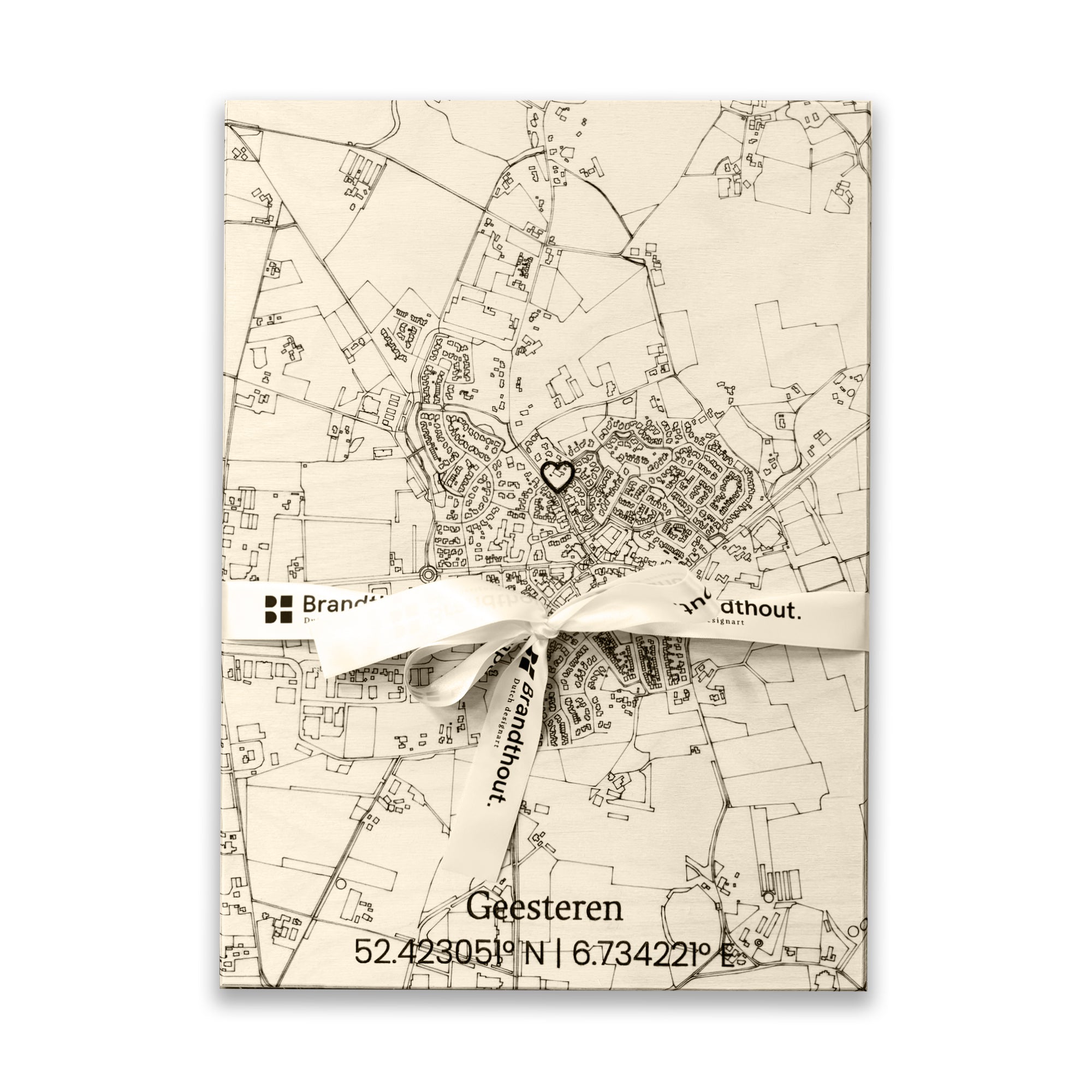The Gift Edition - houten stadskaart