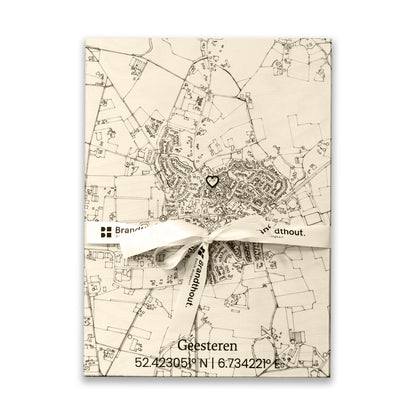 The Gift Edition - houten stadskaart