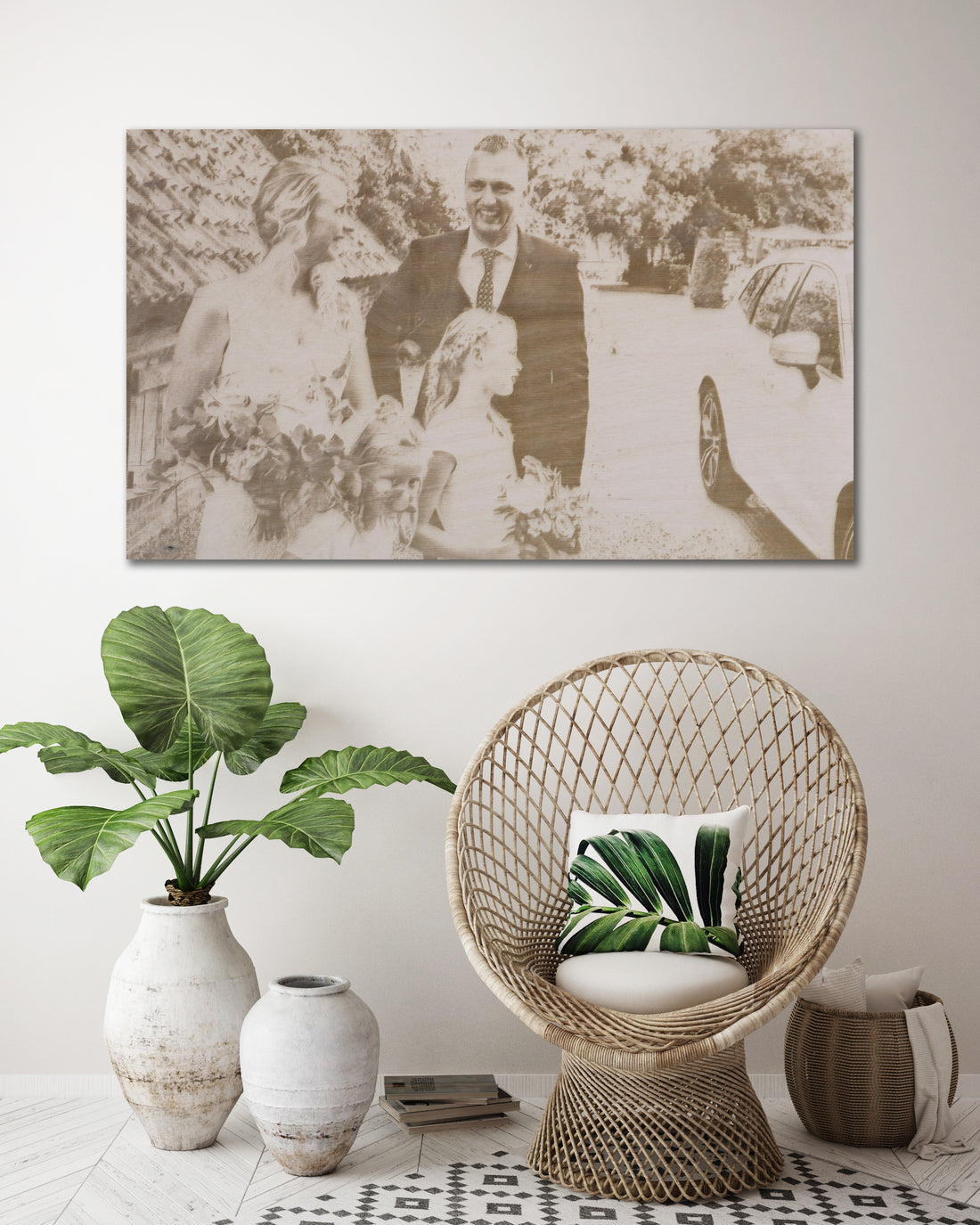 Foto op hout (horizontaal)